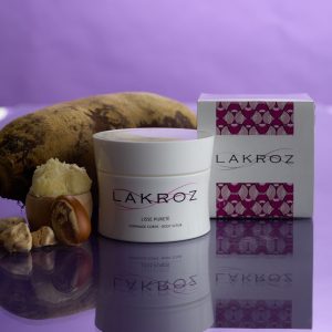 LAKROZ Gommage corps naturel vegan à base de sel exfoliation gros grain huile baobab peau sèche karité